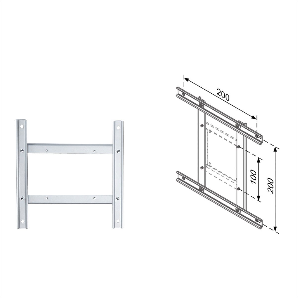 ROLINE VESA-Adapter 100x100 - 200x200, variabel