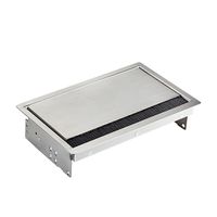 BACHMANN CONI Einbaurahmen 3-fach Edelstahl