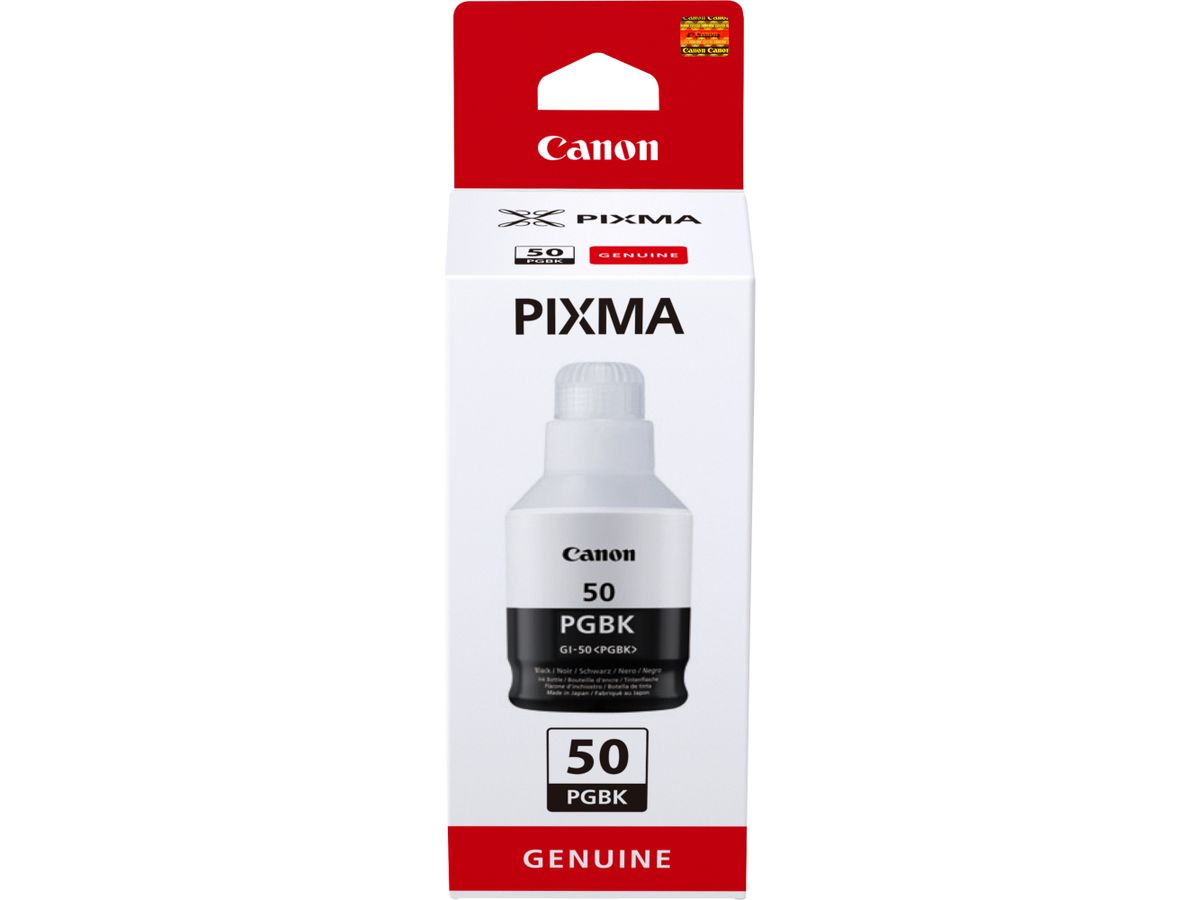 Canon GI-50 PGBK, Hohe Reichweite, Tintenflasche, Schwarz