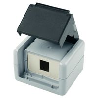 TELEGÄRTNER Gehäuse AP IP44, mit Mont-Einsatz für AMJ-Modul