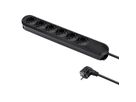 BACHMANN SMART Steckdosenleiste 6x Schutzkontakt, schwarz, 5 m