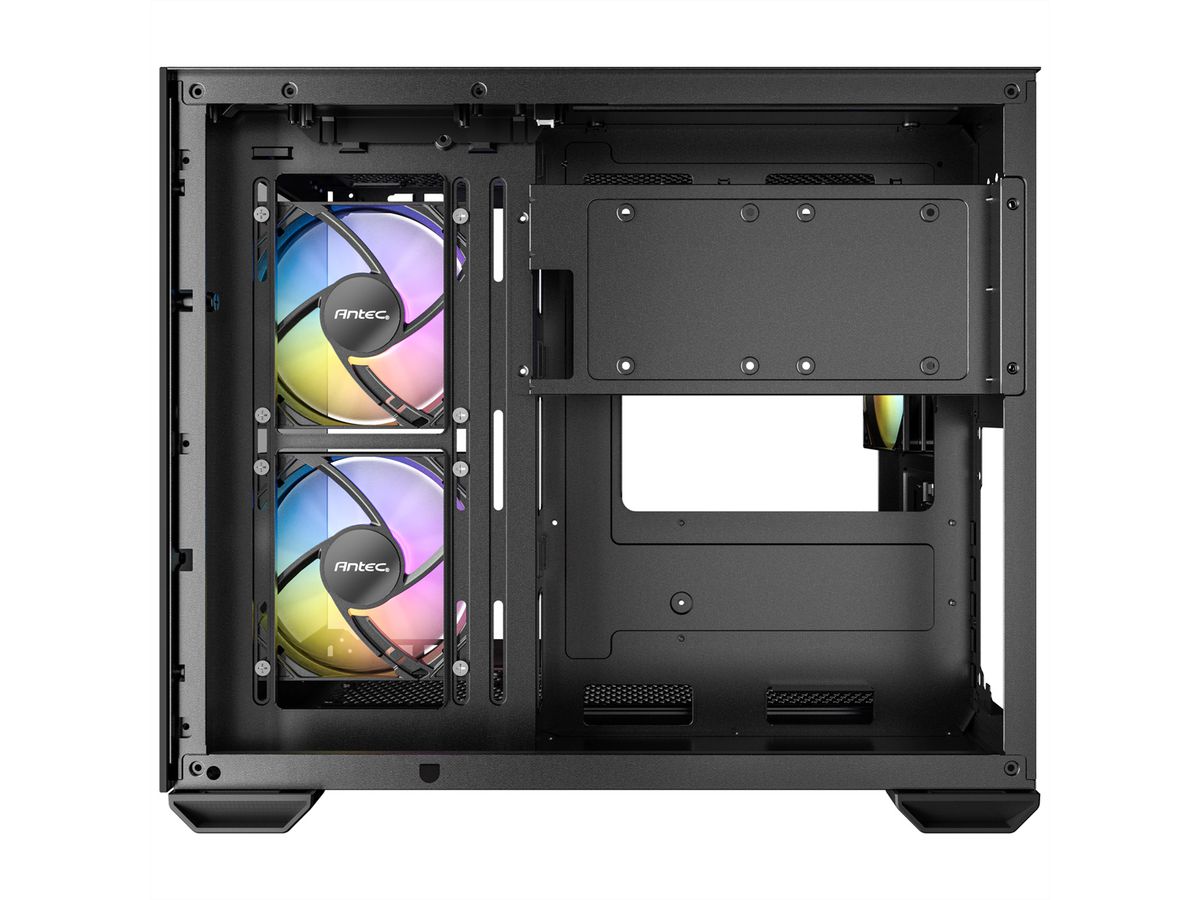 ANTEC CX600M ARGB B Micro-ATX Tower Gaming PC Gehäuse, schwarz