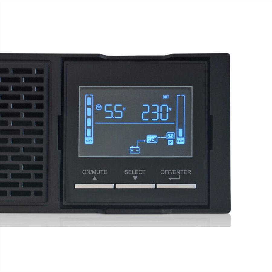 GUDE EPB 8810-3 USV 3000VA UPS Backup Tower/RM, schwarz