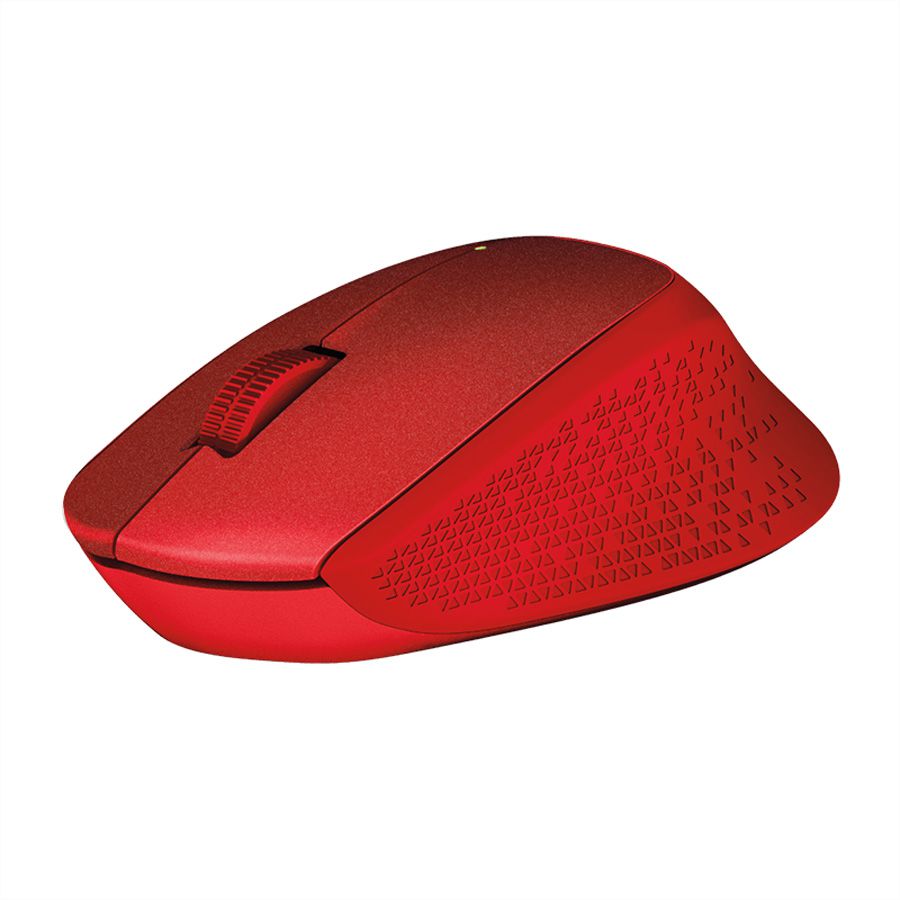 LOGITECH M330 Silent Plus Maus, rot
