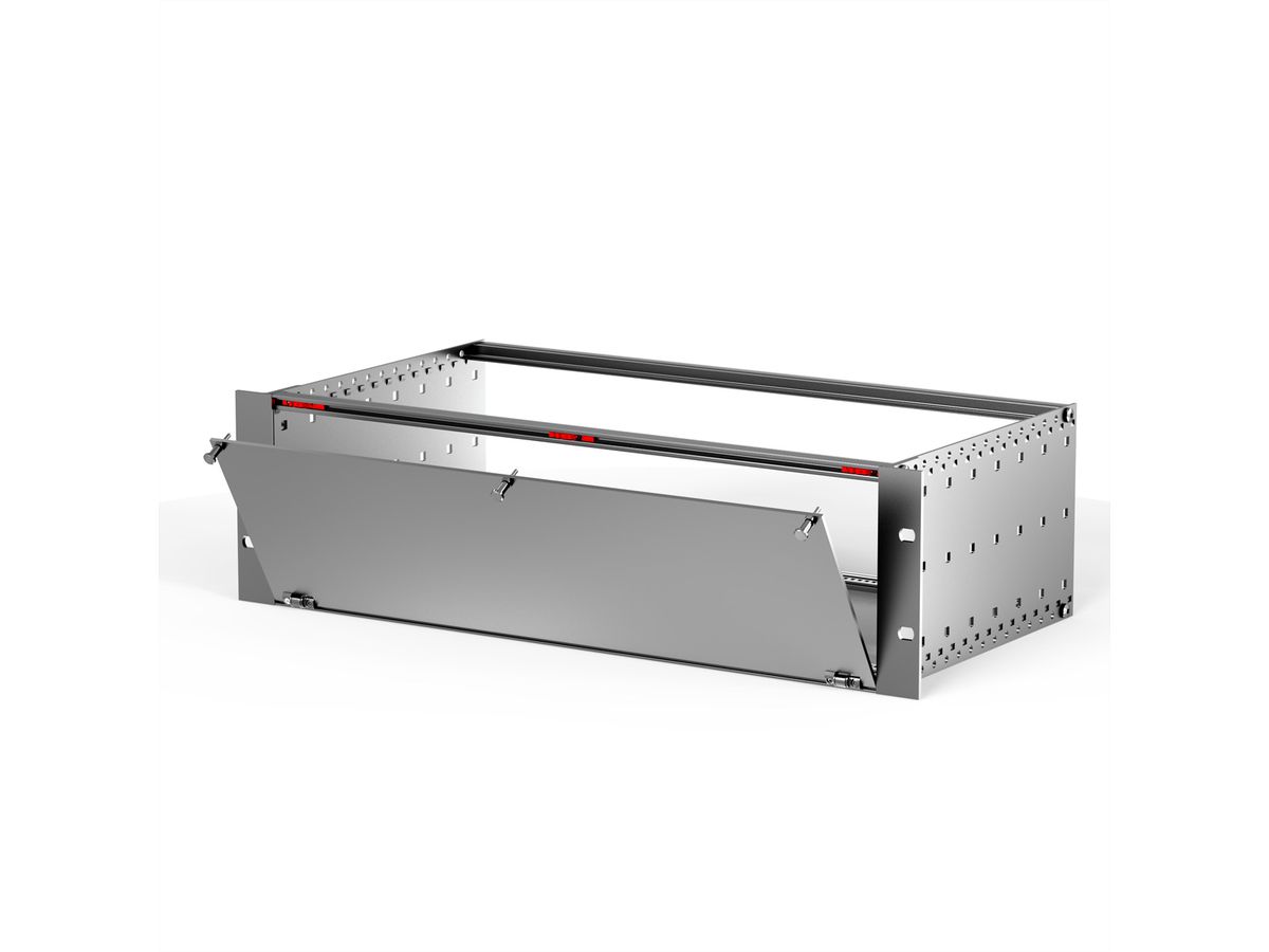 SCHROFF Frontplatte, klappbar - FRONTPLATTE KLAPPB.6HE 42TE
