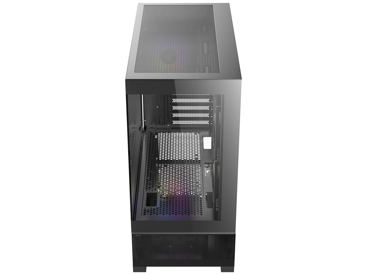 ANTEC CX500M ARGB PC Gehäuse Mini Tower Micro-ATX, schwarz