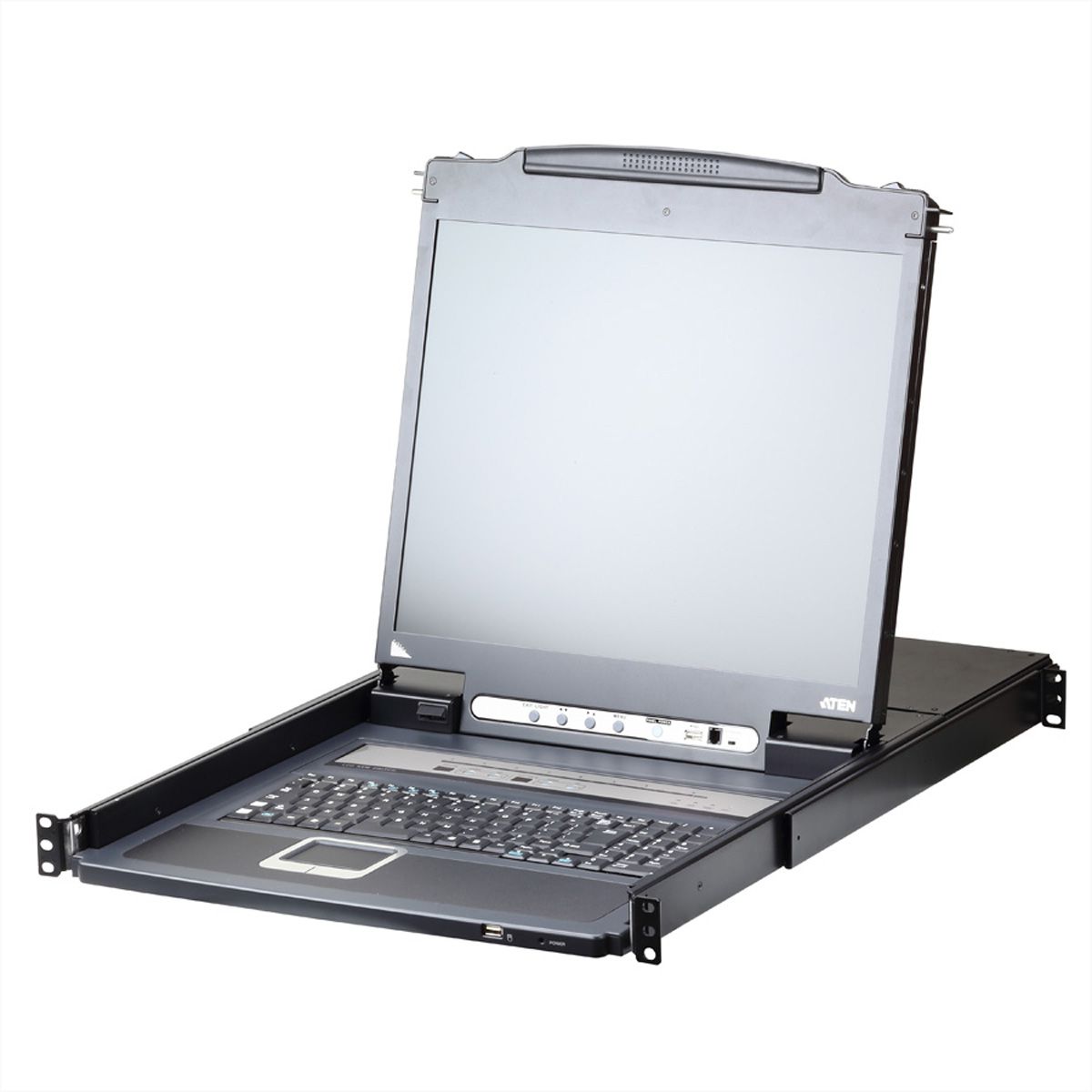 ATEN CL5708iN LCD KVM Switch Over IP, USB-PS/2,VGA , 8-Ports, FR-Layout