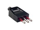 BACHMANN Montagestecker, Montagestecker Italien, schwarz