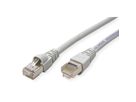 TELEGÄRTNER Patchkabel S/FTP, Kat.6A, LSOH, grau, 2 m