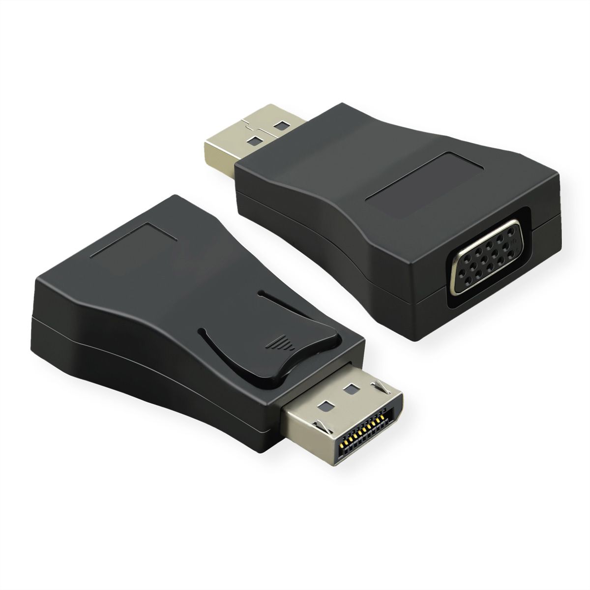 VALUE DisplayPort-VGA Adapter, DP ST - VGA BU, Aktiv