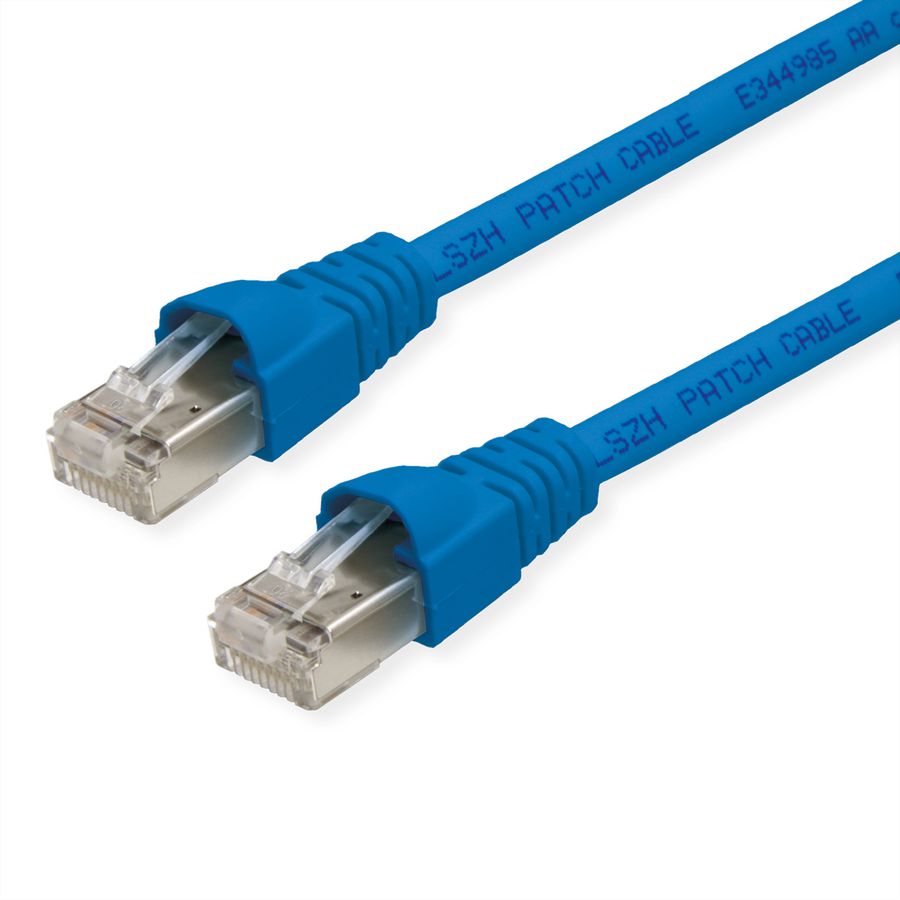 TELEGÄRTNER Patchkabel S/FTP, Cat.6A, LSOH, blau, 2 m