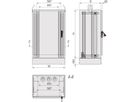 SCHROFF COM FTTX 600H800B600T 1-TUER