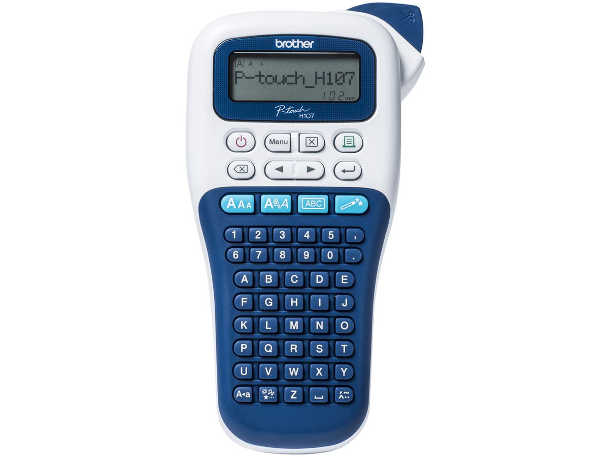 Brother PT-H107B Etikettendrucker Wärmeübertragung 180 x 180 DPI 20 mm/sek TZe ABC