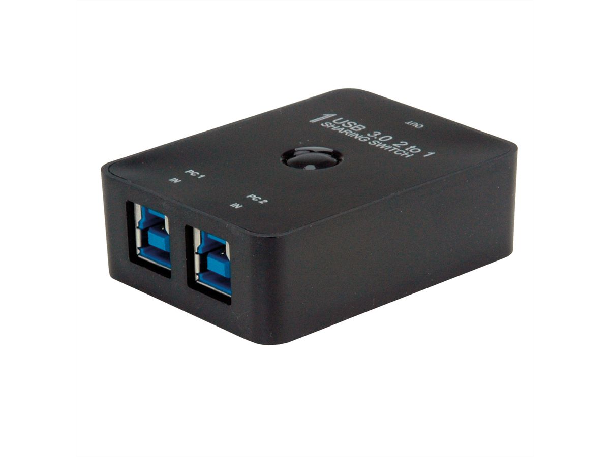 VALUE Manueller USB 3.2 Gen 1 Switch, 2 Ports