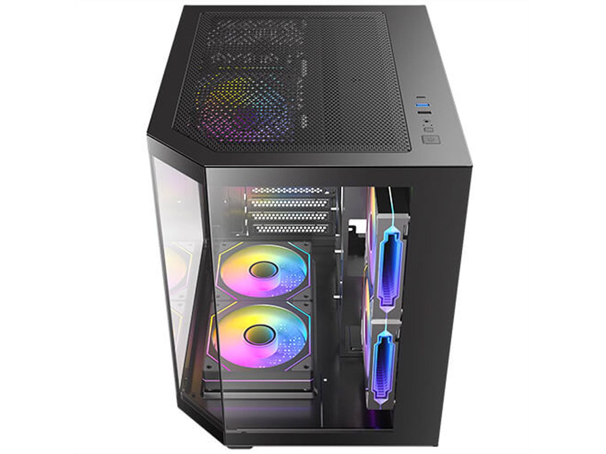 ANTEC CX M2 ARGB B PC Case, Mini-Tower microATX, schwarz