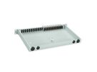 TELEGÄRTNER BASIS eco LWL-Panel mit Kupplungen, 12x SC Duplex, beige, OM2