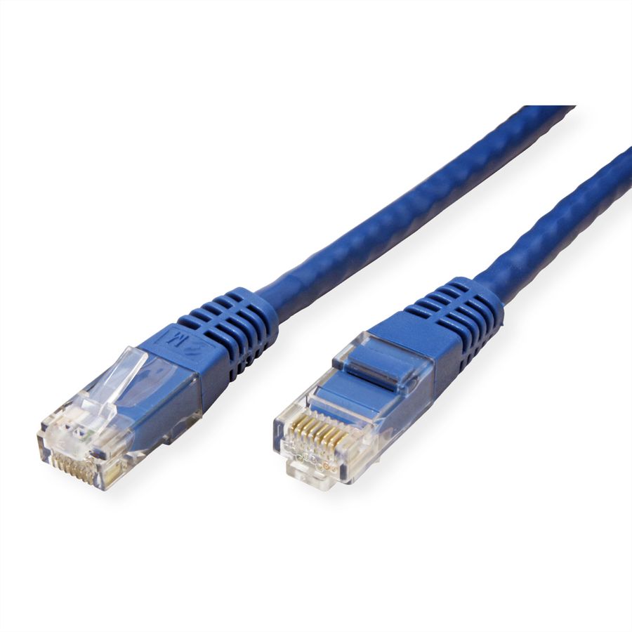 VALUE Patchkabel Cat.6 (Class E) UTP, blau, 0,5 m