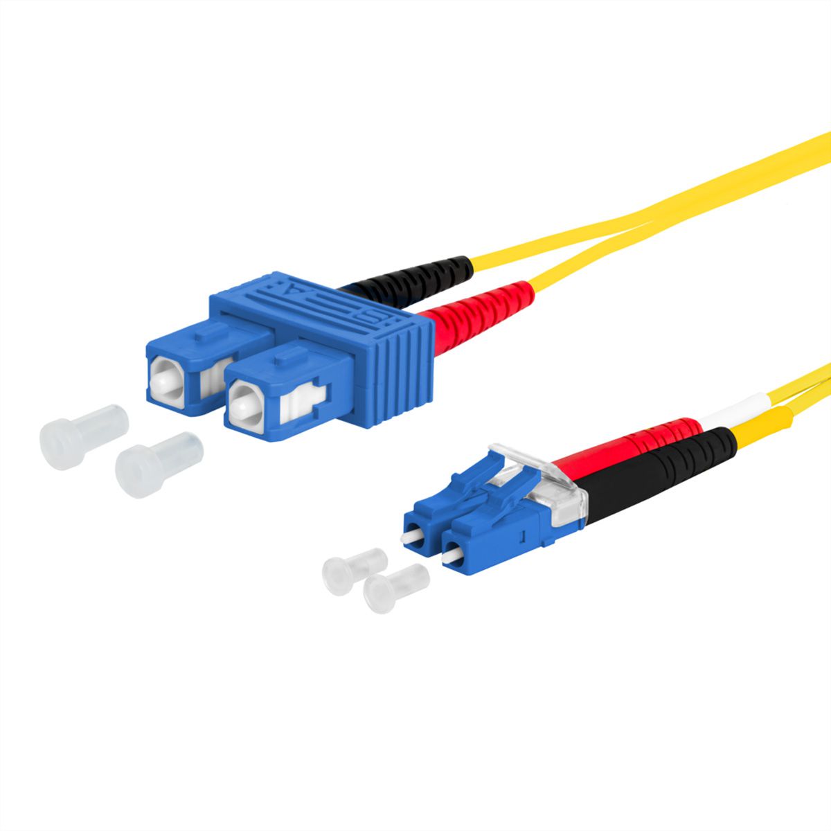 METZ CONNECT OpDAT Patchkabel, SC-D/LC-D OS2, 1 m