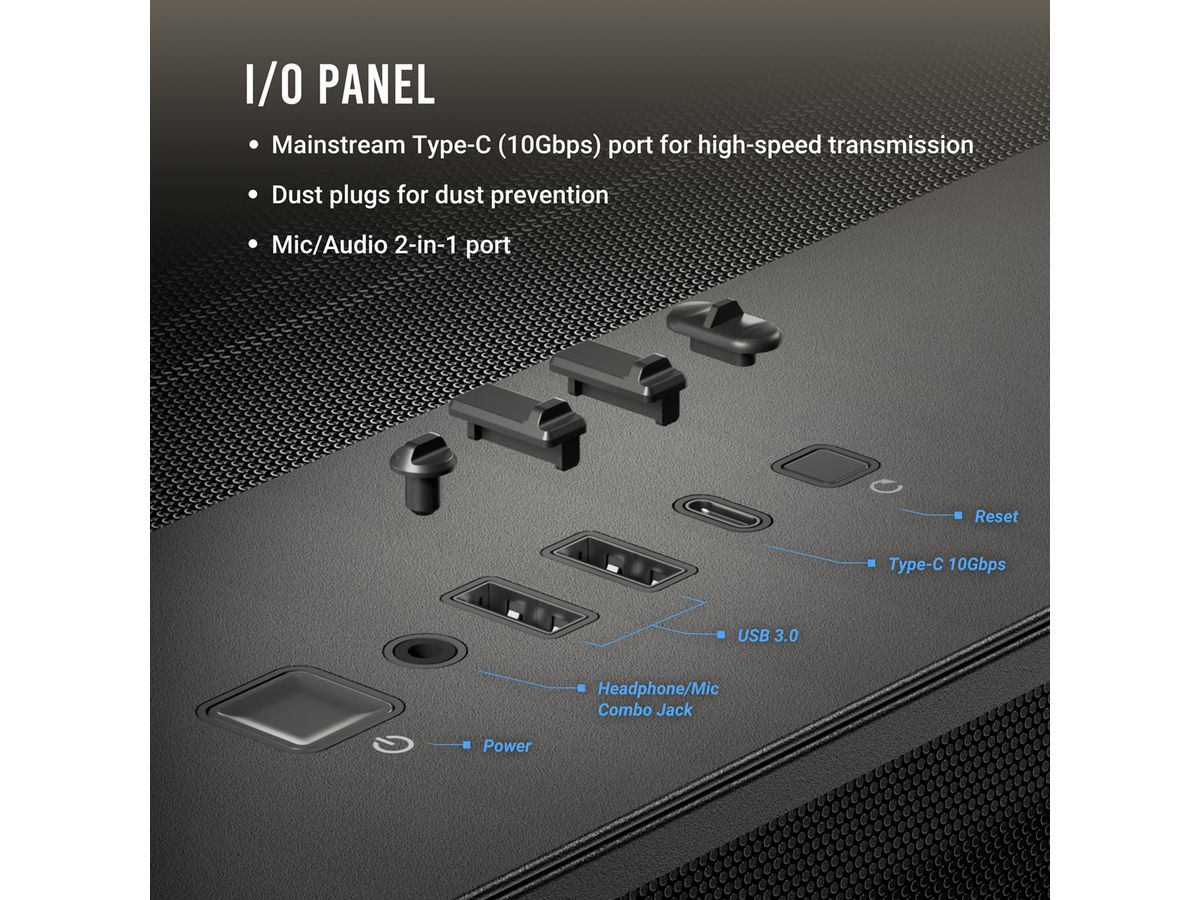 ANTEC Constellation C8 Wood PC Gehäuse Full Tower ATX