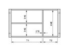 SCHROFF Gemischter Ausbau als Bausatz - AUSBAUSATZ 6HE/3HE 40TE