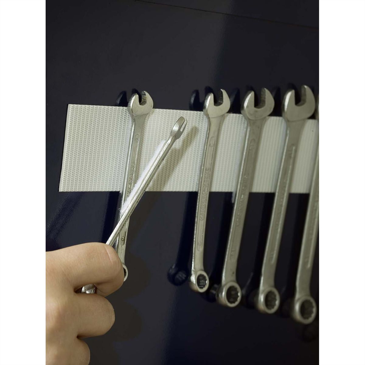 VELCRO® Klettband Extra Stark Selbstklebend, Haken & Flausch 50mm x 2.5m Weiß