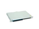 TELEGÄRTNER BASIS V LWL-Panel mit Kupplungen, 12x SC Duplex, blau, OS2