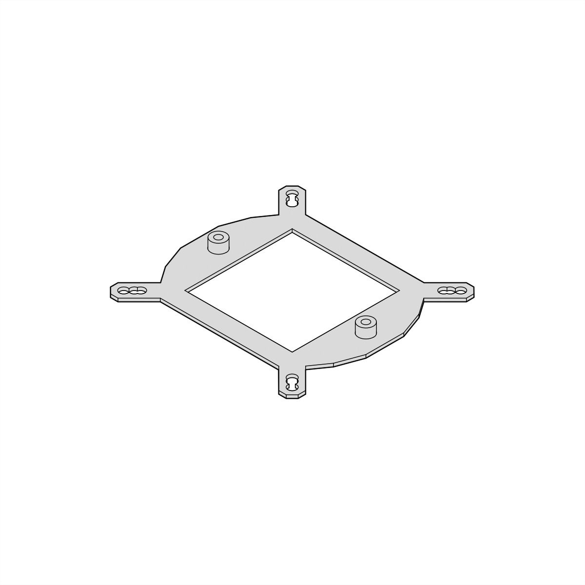 SCHROFF ADAPTER AM2-AM3-FM1 SOCKEL