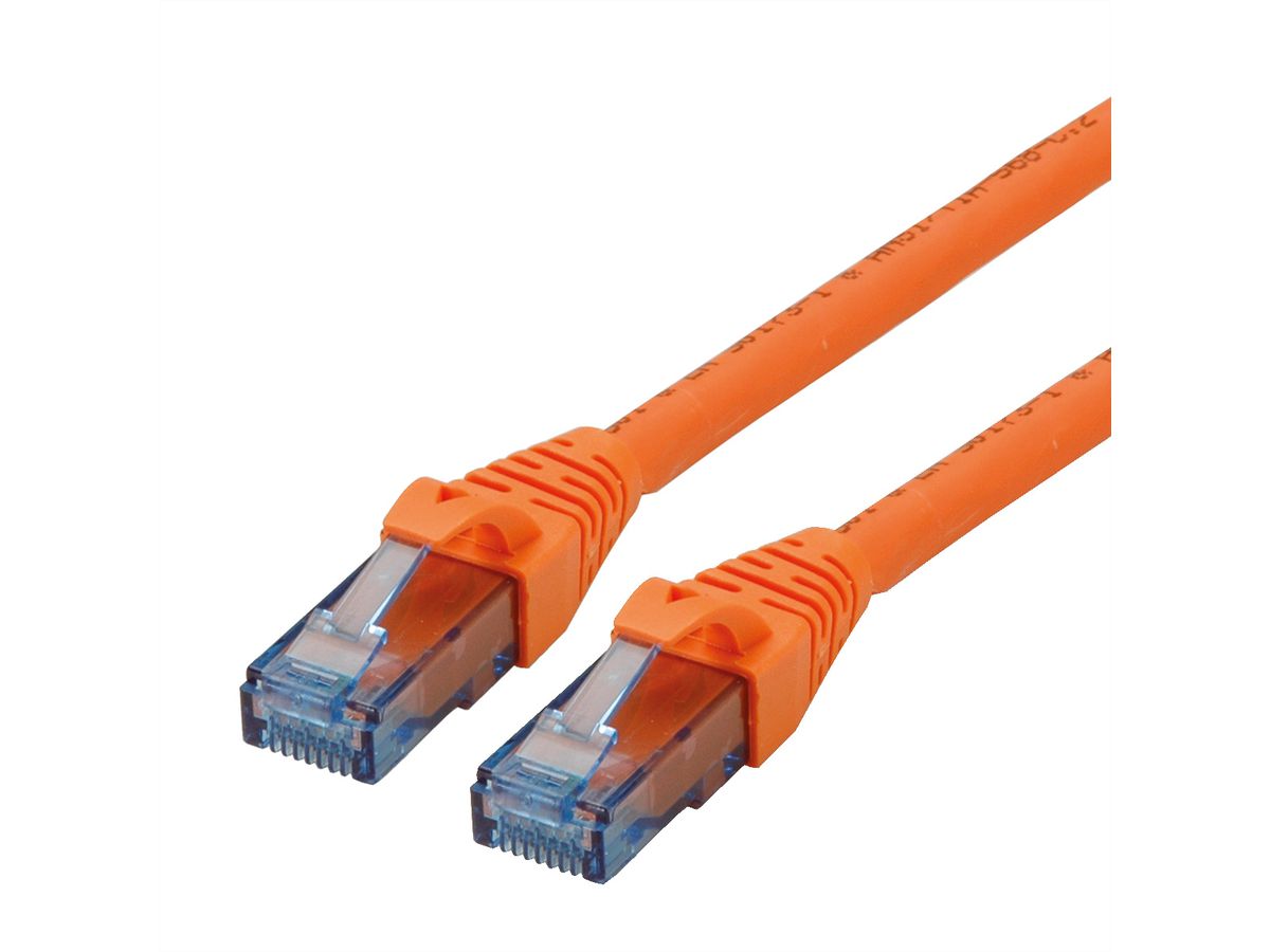 ROLINE Patchkabel Kat.6A UTP, Component Level, LSOH, orange, 0,5 m