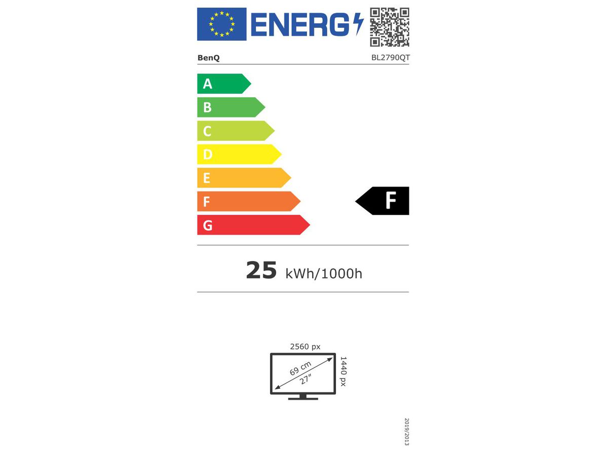 BenQ BL2790QT Computerbildschirm 68,6 cm (27") 2560 x 1440 Pixel Quad HD LED Schwarz