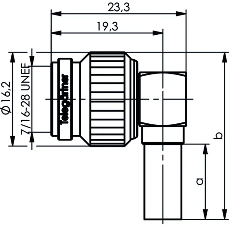 TELEGÄRTNER TNC-Crimpstecker 50 Ohm, für RG-316/U