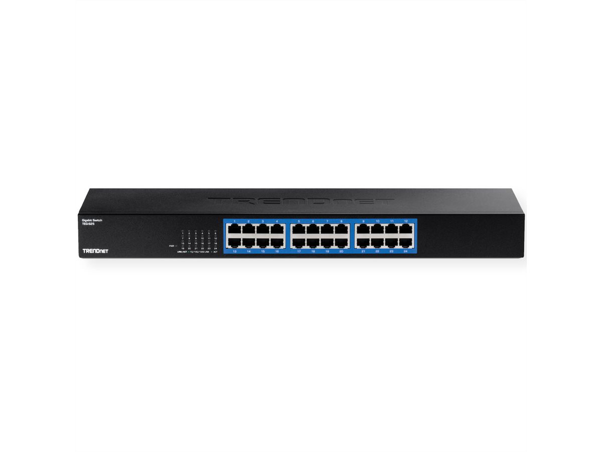 TRENDnet TEG-S25 24 Port Gigabit Rack Mount Switch