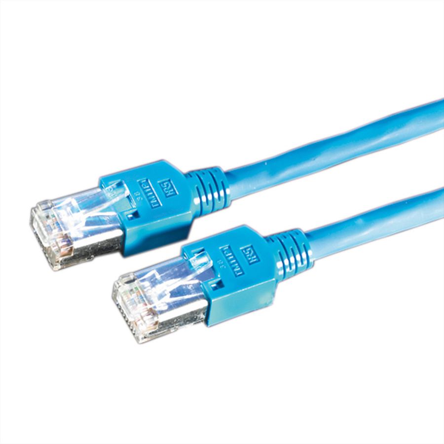 DRAKA Patchkabel Cat.5e (Class D) SF/UTP, UC300, LSOH, blau, 0,5 m