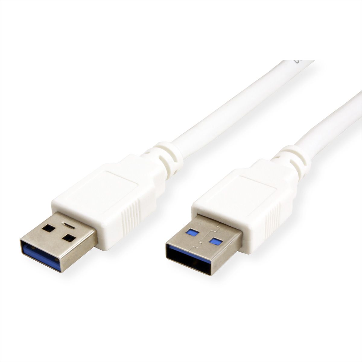 VALUE USB 3.2 Gen 1 Kabel, Typ A-A, weiß, 1,8 m