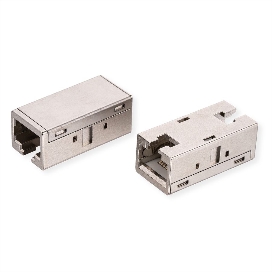 ROLINE RJ-45 Kupplung geschirmt, Cat.6A (Class EA), Metallgehäuse