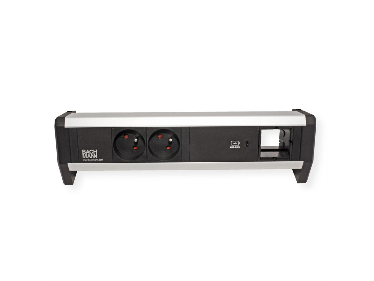 BACHMANN DESK 2xUTE 1xUSB C 60W 1xCM GST18