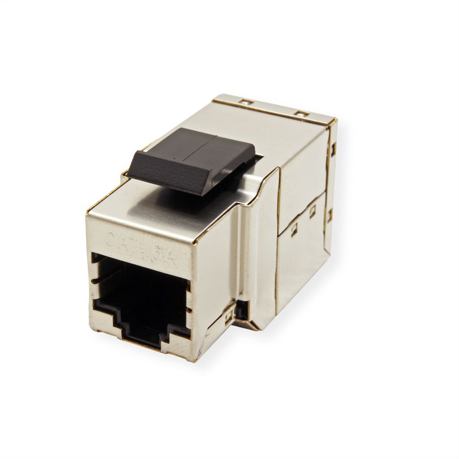 ROLINE RJ-45 Kupplung, Keystone, geschirmt, Cat.6A (Class EA)