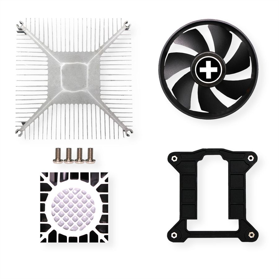 Xilence I200 Intel CPU Kühler, Top Blow, 92mm Lüfter, 65W TDP