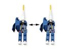 ROLINE LWL-Kabel duplex 9/125µm OS2, LC/LC, UNIBOOT, gelb, 7 m