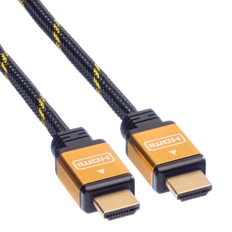 ROLINE GOLD HDMI High Speed Kabel, ST-ST, 2 m
