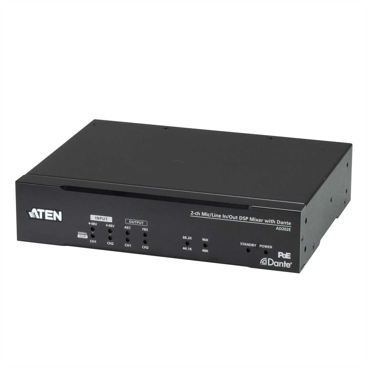 ATEN AD202E DSP Mixer 2-CH mit DSP und Dante