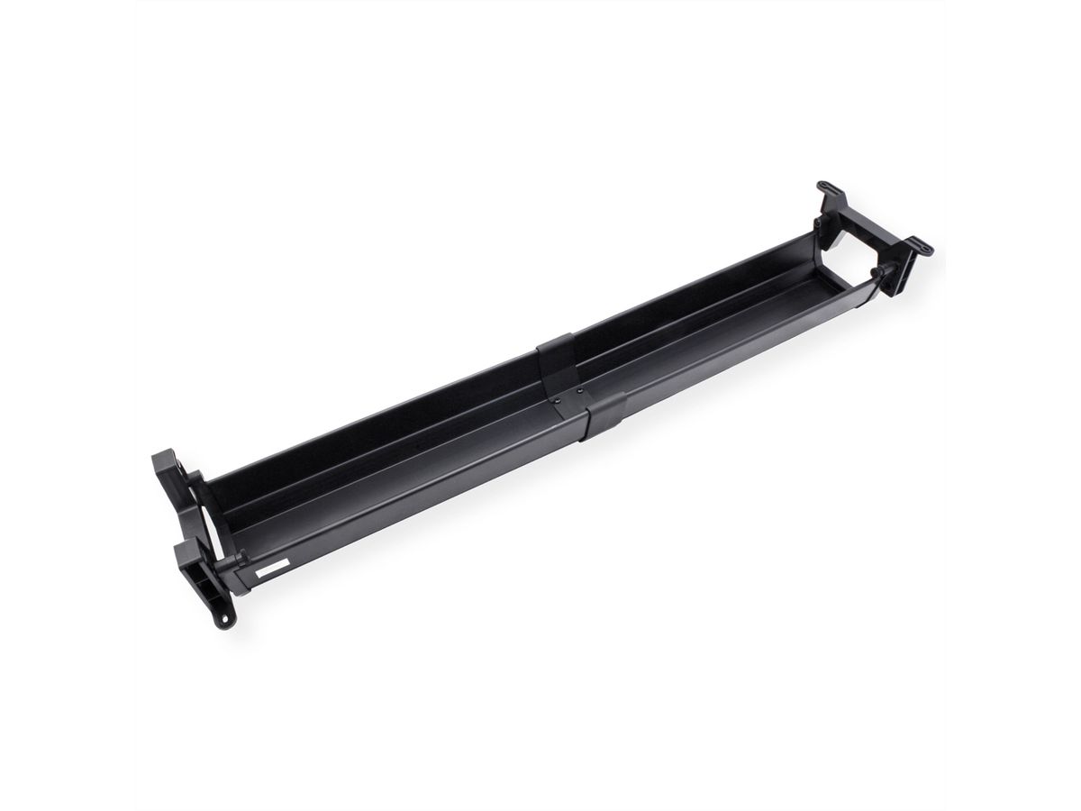 ROLINE Easy2Open Kabelkanal, Untertischmontage, schwarz, 85,8 cm