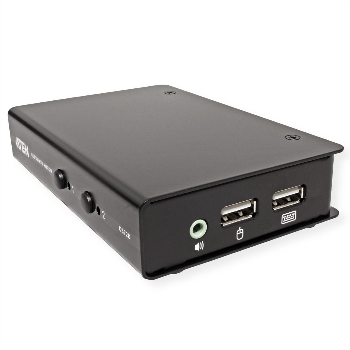 ATEN CS72D KVM Switch DVI, USB, Audio, 2 Ports