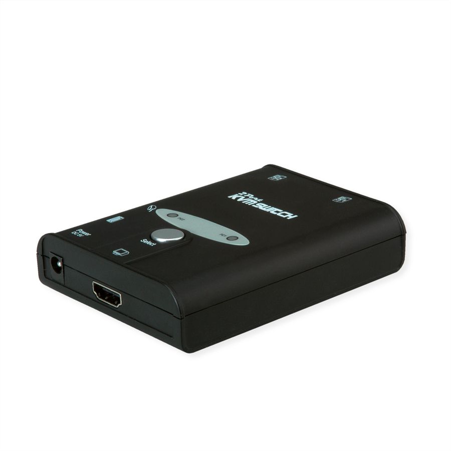 VALUE KVM Switch "Star", 1U - 2 PCs, HDMI, USB