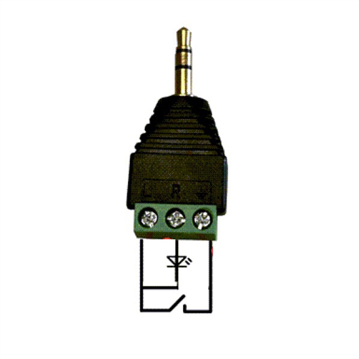 GUDE 7960 Klinkensteckeradapter 3 polig, 3,5 mm