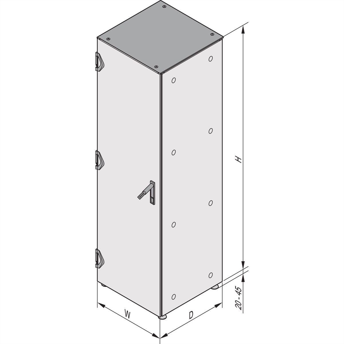 SCHROFF VARISTAR EMC, Bodenblech mit Kabelführung - VSTAR EMC KABEL 2000H600B800T