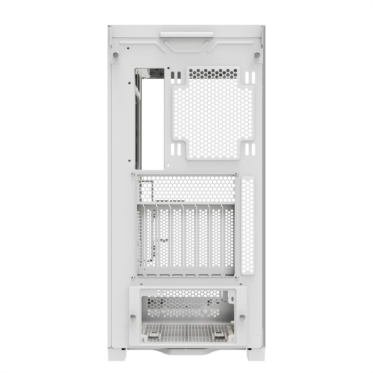 XILENCE Xilent Gleam X818.W.ARGB Gaming ATX PC-Gehäuse weiß, RGB ATX Midi Tower