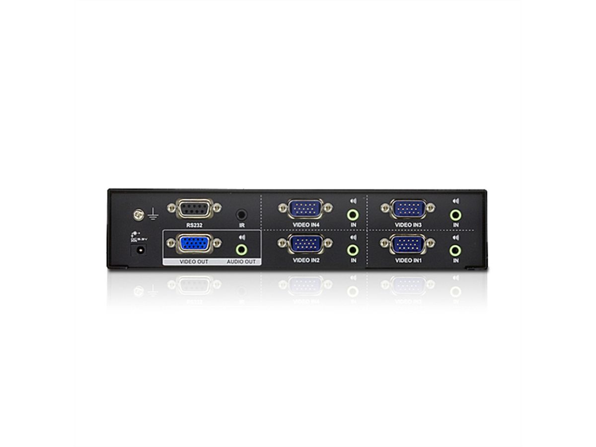 ATEN VS0401 VGA Switch 4 Ports, Audio, RS232