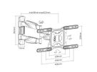 VALUE LCD-/TV-Wandhalterung, 4 Gelenke, bis 35 kg