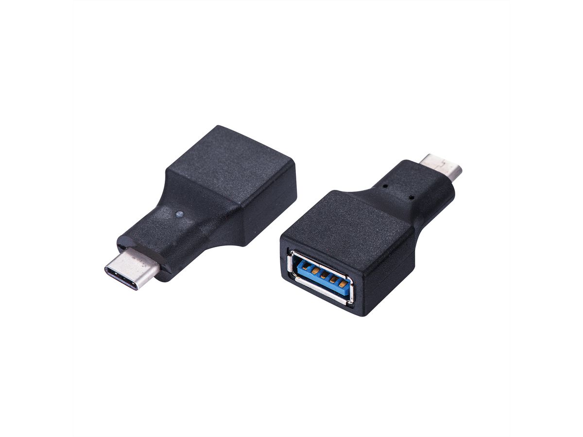 VALUE USB 3.2 Gen 1 Adapter, USB Typ C - A, ST/BU, OTG, schwarz