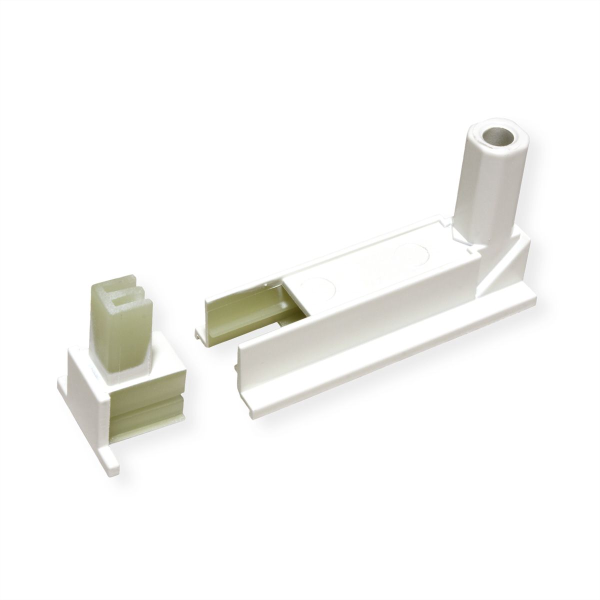 BACHMANN Desk2 Klebesockel-Set, weiß